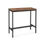 Bar table 100 x 40 x 90 cm., brown/black