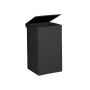 Laundry basket, black