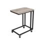 Coffee table on wheels 50 x 35 x 60 cm., gray, black
