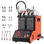 Ultrasonic fuel injector cleaner VEVOR VT130, 4 cylinders, 9 modes, 345 × 265 × 335 mm