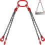Zawiesie łańcuchowe G80, 5/16" x 5 stóp, 5 ton, łańcuch do podnoszenia z hakami