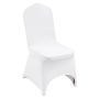 Stretch spandex chair covers, universal, white, washable