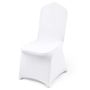 Stretchy spandex chair covers, white, universal, washable
