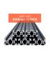 5 szt. profili aluminiowych 2040 w kształcie litery T, czarny, 78,7 cala, anodowany, do drukarki 3D