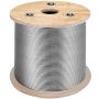 Lina stalowa nierdzewna 3,2 mm 7x7 lina stalowa 152,4 m do transportu i balustrad