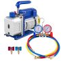Vacuum refrigerant pump 3CFM 1/4HP for air conditioner