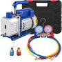 Vacuum pump for HVAC air conditioner, 246 W, 233 l/min