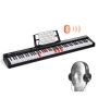 Digital piano 88 keys, bluetooth, USB, with pedals and headphones