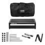Guitar pedal board 20'' x 11'', aluminum, with bag and strap