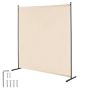 Single 6ft Beige Freestanding Room Divider