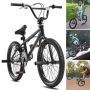 BMX bike for 20" wheels, freestyle, aluminum frame, 360° rotor