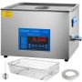 Ultrasonic cleaner with heater, 22L, dual frequency, for jewelry and glasses