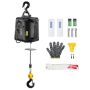 Portable electric hoist with winch 499 kg, wireless control