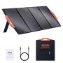 Portable monocrystalline foldable solar panel, 120W, IP67, with QC3.0 USB port