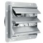 Szybkoobrotowy aluminiowy wentylator wyciągowy ścienny, 356 mm, 1400 obr./min.