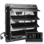 Shutter type exhaust fan, 406 mm, temperature and humidity controller, EC motor, wall mounted, variable speed, 1747 CFM, for greenhouses and garages