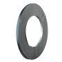 Steel packing strap, 1640 feet long, black, 3/4 inch wide