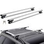 Regulowane uniwersalne aluminiowe belki dachowe, 137 cm, ładowność 90,7 kg, do SUV-ów, sedanów, minibusów