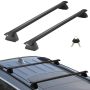 Aluminiowe relingi dachowe do Jeepa Grand Cherokee 2011-2021, z zamkami, ładowność 90,72 kg