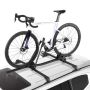 Aluminum vertical roof bike carrier, 15 kg, black