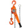 Manual chain hoist 1.5 t with G80 steel handles, 6.1 m, weston brake
