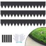 Steel Landscape Edging 40x6 inches, 3-pack