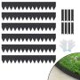 Steel landscape edging 6 pcs., 101.6 x 15.2 cm, foldable