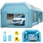 Portable inflatable paint booth with air filter and blowers, 792x457x305 cm
