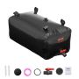 Portable collapsible water tank, 113.2 L, black PVC
