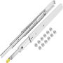 Sturdy 22-inch lockable drawer slides, 500 lb load capacity