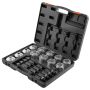 36-piece steel bushing pulling and pressing tool set with case