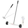 15 inch magnetic broom with wheels and telescopic handle