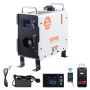 Przenośny podgrzewacz powietrza na olej napędowy o mocy 2 kW, 12 V/24 V, z Bluetooth i alarmem CO