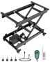 Stół podnośny nożycowy elektryczny, 150 kg, 20-72 cm, czarny