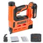 Cordless brad nail and hook gun, 18 gauge, 32 mm, with battery and charger
