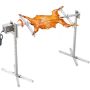 Grill elektryczny z rusztem ze stali nierdzewnej, 116,8 cm