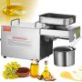 Electric oil press 700 W, stainless steel, hot press for peanuts and sesame