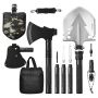 16 in 1 Tactical Stainless Steel Folding Survival Shovel Axe