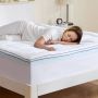 Viscoelastic double mattress topper, 1524x2032 mm