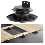 Plastic terrace blocks, 12 pcs., adjustable base 30-60 mm