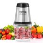 Electric food chopper with 2.5 cup glass bowl