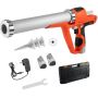 Electric sealant gun for aluminum 300 ml and 600 ml cartridges, set