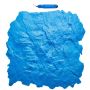 Concrete Texture Polyurethane Stamping Mat, 18x18 Inch, Blue