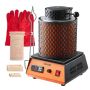 Piec elektryczny do topienia metali o mocy 1500 W z tyglem ceramicznym o wadze 5 kg