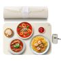 Electric silicone food warmer for buffet, portable, with temperature control