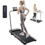 Foldable Walking Treadmill for Home Office, 2.5 HP, 265 lb Capacity, with LED Display and Remote Control