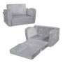 Sofa dziecięca rozkładana, szara
