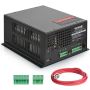 CO2 laser power supply 80W with protection and heat dissipation