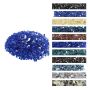 Fireproof glass 12.7 mm, cobalt blue stone