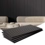 Acoustic wooden wall panels, 23.6x47.2", MDF, black oak